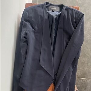 Banana Republic Navy Blue Women's Open Front Blazer